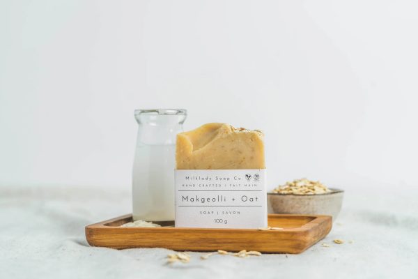 Milklady Soap Co Makgeolli & Oat Soap Bar - 100g Hot on Sale