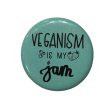 CLEARANCE - Plant Active  Veganism is my Jam  Button For Discount