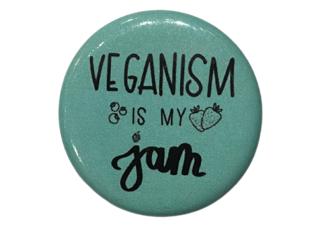 CLEARANCE - Plant Active  Veganism is my Jam  Button For Discount