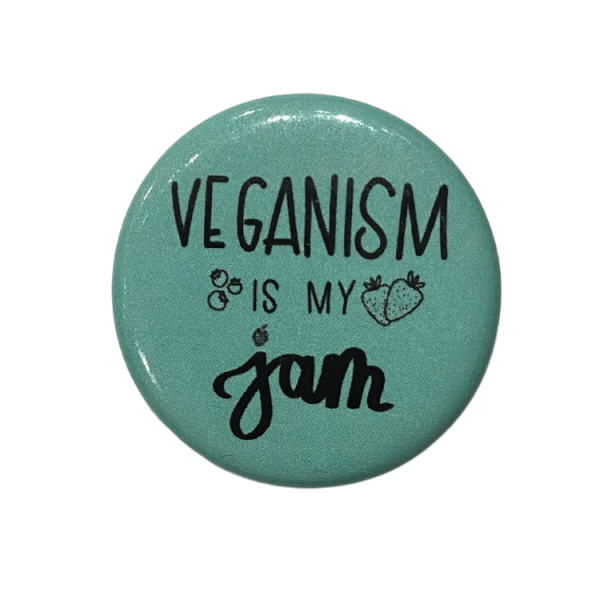 CLEARANCE - Plant Active  Veganism is my Jam  Button For Discount