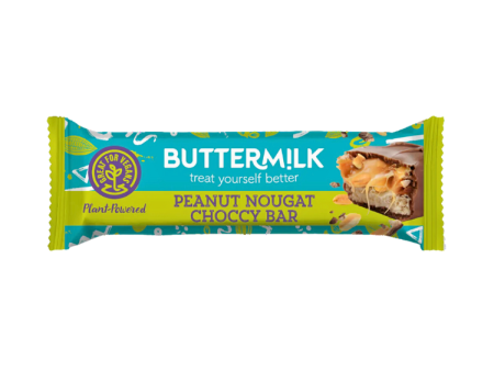 Buttermilk Peanut Nougat Choccy Bar - 50g For Sale