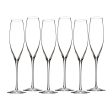 Elegance Classic Champagne Glasses (Set of 6) For Sale