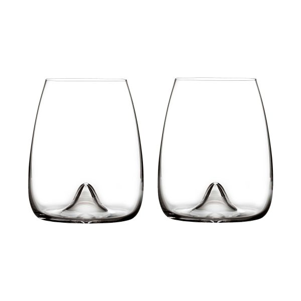 Elegance Stemless Wine Glasses (Set of 2) Supply