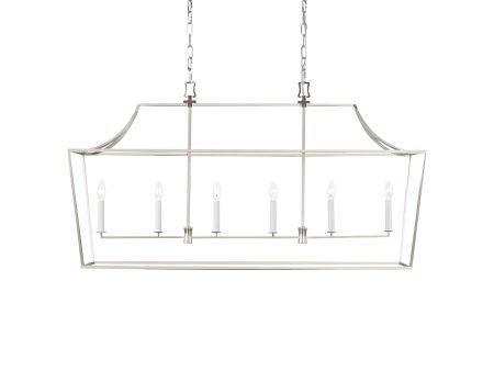 Chapman and Myers Southold Linear Chandelier Cheap