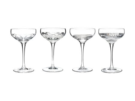 Mixology Rum Mixed Coupe (Set of 4) For Discount