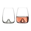 Elegance Stemless Wine Glasses (Set of 2) Supply