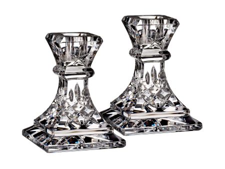 Giftology Lismore Candlestick (Set of 2) Hot on Sale