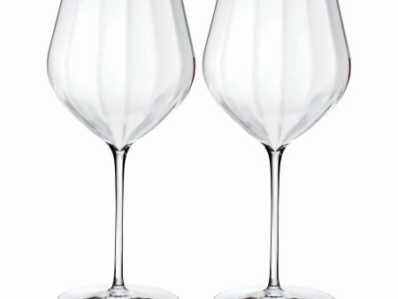 Elegance Optic Red Wine Glasses (Set of 2) For Discount