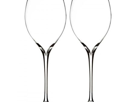 Elegance White Wine Glasses (Set of 2) Discount