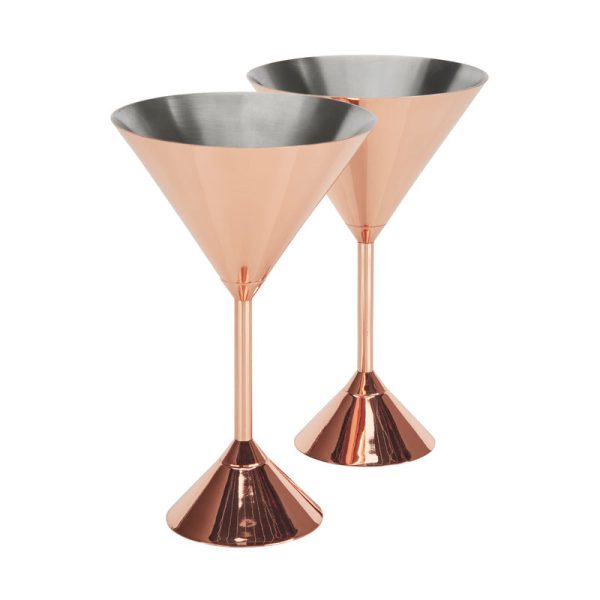 Plum Martini Glasses (Set of 2) on Sale