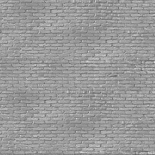 PHM-34 Silver Grey Brick Wallpaper Supply