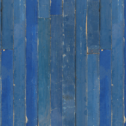 PHM-36 Blue Scrapwood Wallpaper For Sale