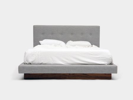 101082 Upholstered Platform Bed Sale