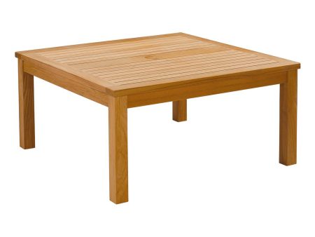 Haven Teak Square Conversation Table Hot on Sale