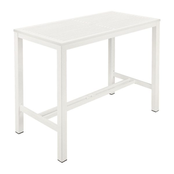 Aura Aluminum Pub High Dining Table Hot on Sale